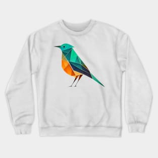 Paradise Bird - Geometric bird design for the environment Crewneck Sweatshirt